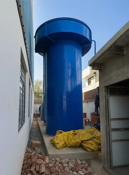 Effluent treatment plant tank at the Bawal facility